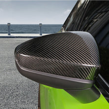 Cargar imagen en el visor de la galería, Real Carbon Fiber Mirror Cover Caps for Audi A3 S3 8Y 2022-2024 Replacement Housing